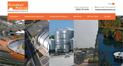 Desktop Screenshot of ozbakanmakina.com